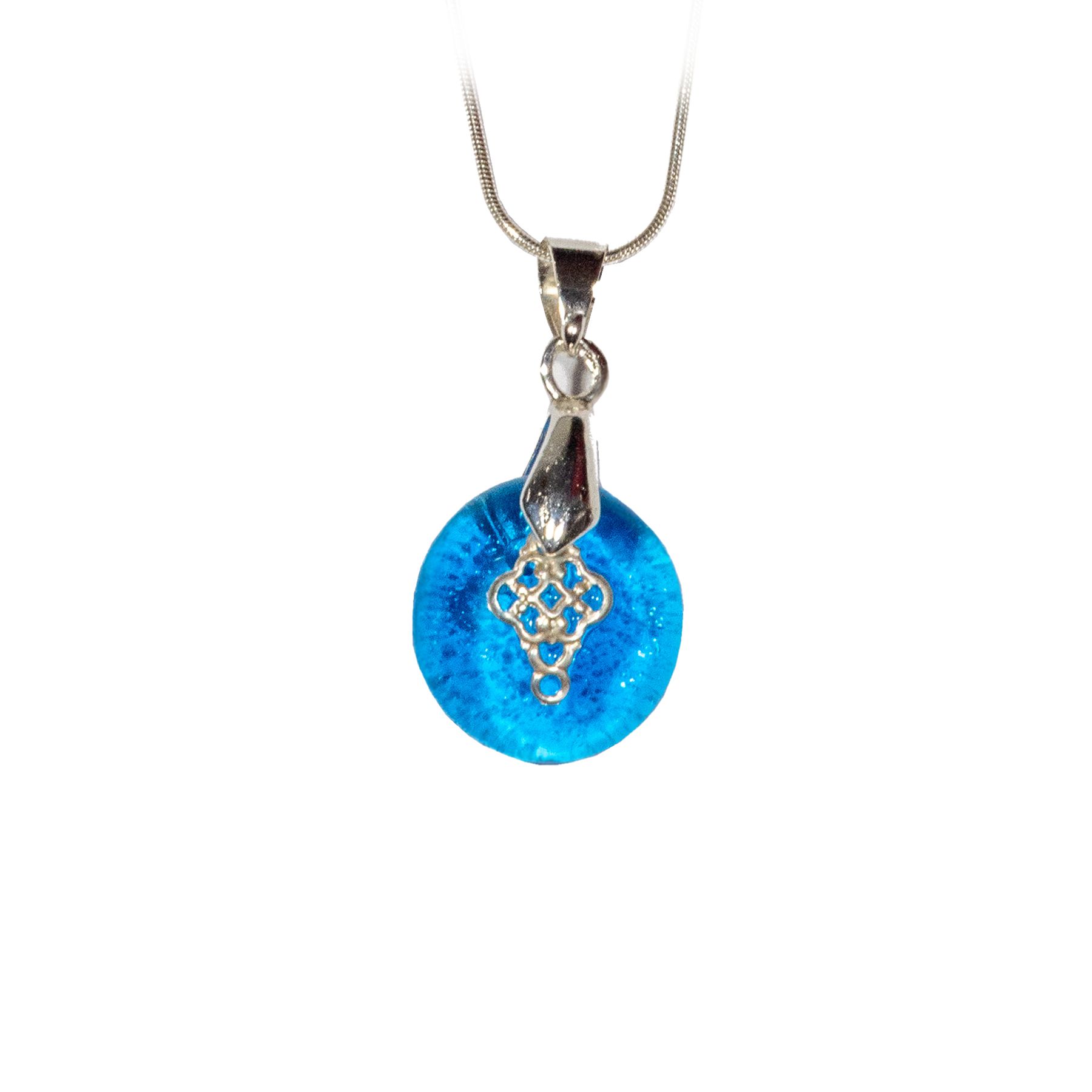 Collier bleu turquoise